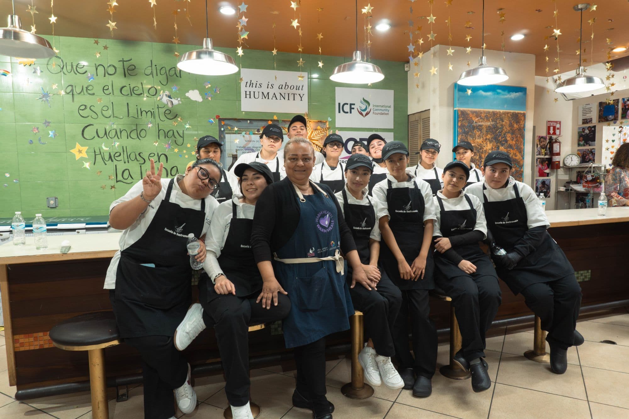Estudiantes de Gastronomía con ICF